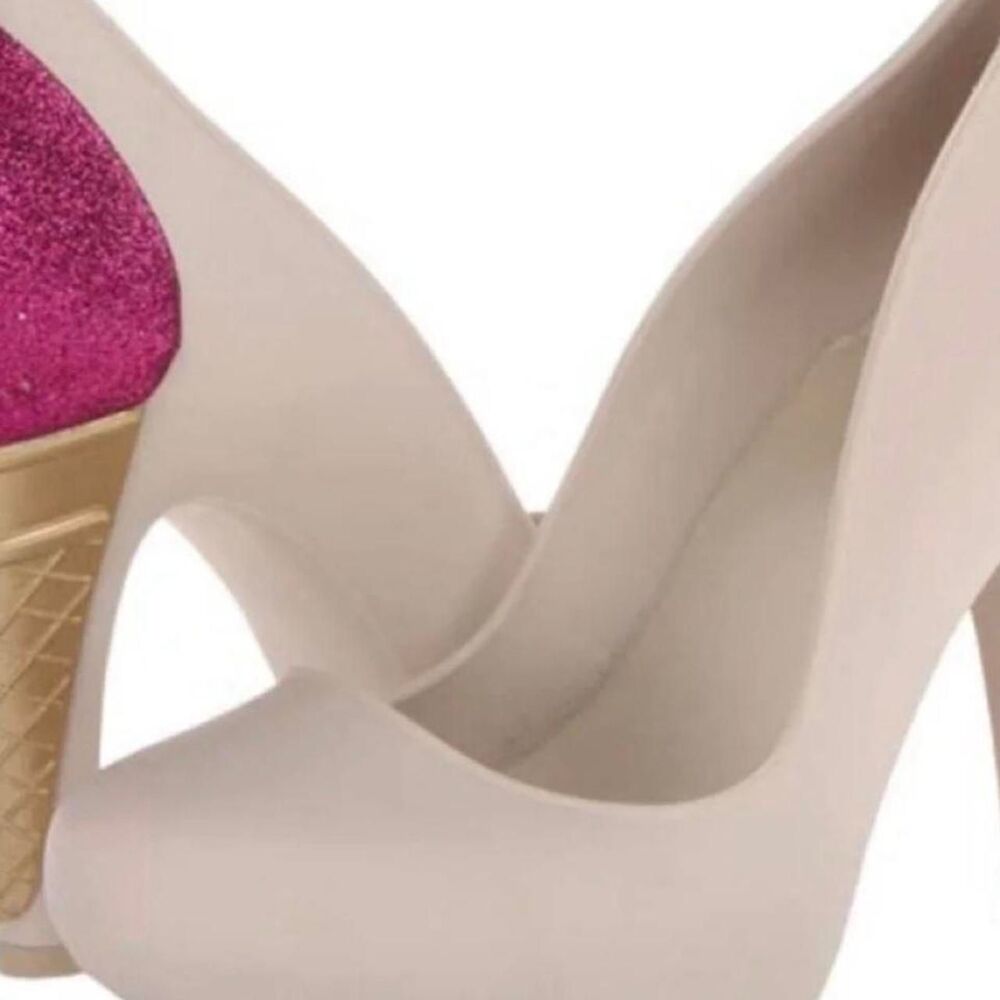 Karl-lagerfeld Women's Pink and Cream Courts